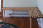 Bench and shelf