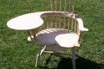 Writing arm chair